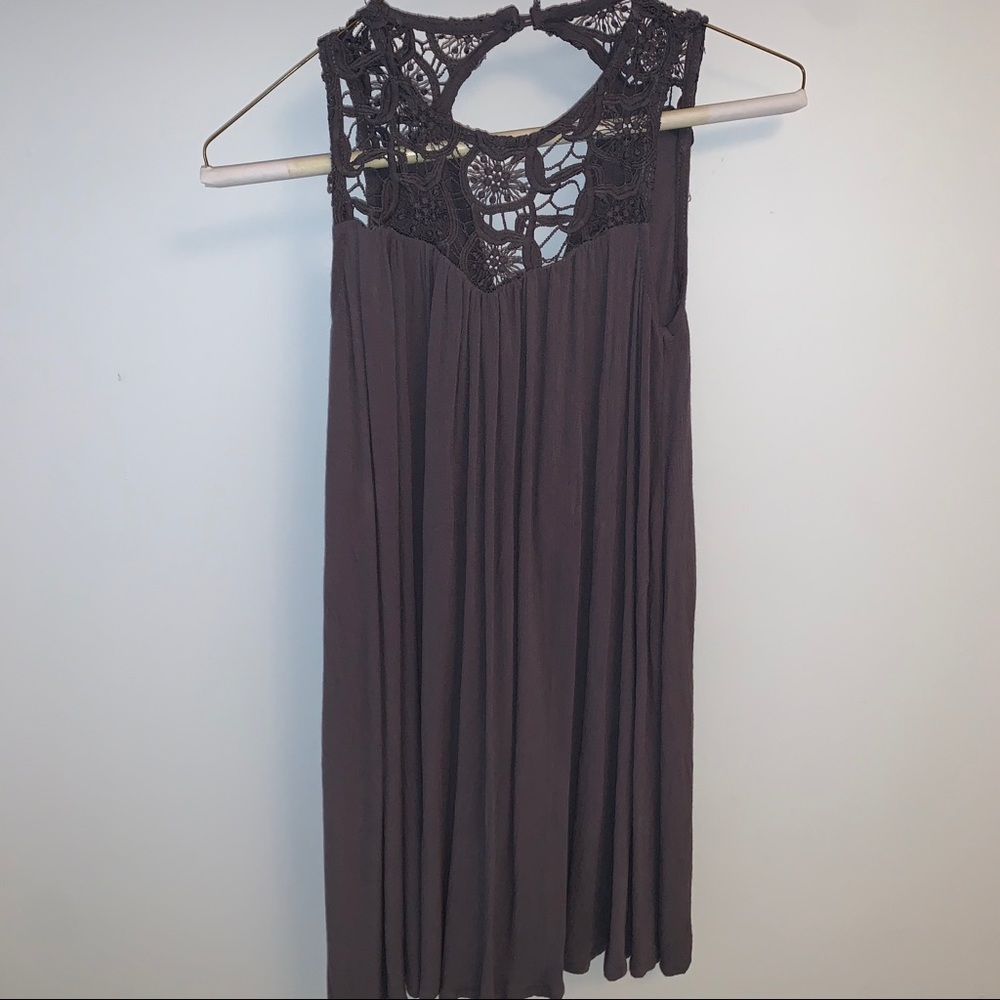 Tilly’s Grey Lace Shift Dress